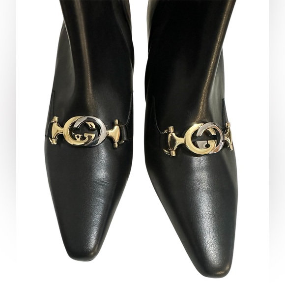 Gucci Black Zumi leather ankle boots - Picture 5 of 8